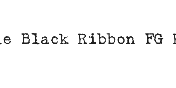 Gabriele Black Ribbon FG Regular Logo