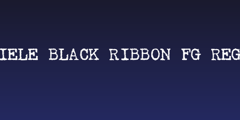 Gabriele Black Ribbon FG Regular Social Header