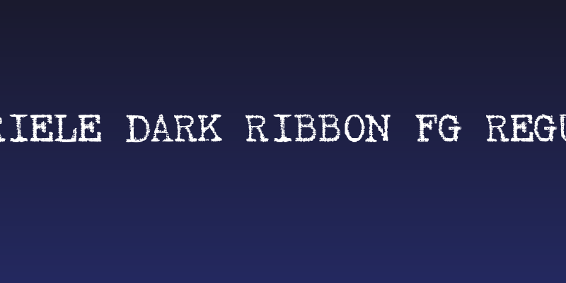 Gabriele Dark Ribbon FG Regular Social Header