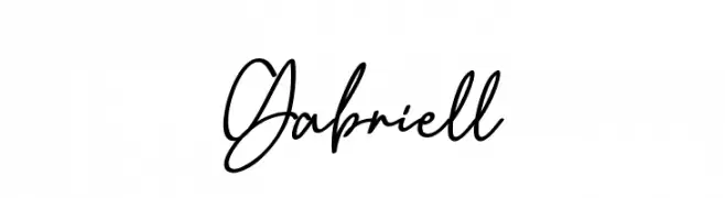 Gabriell  Frei Schriftart Herunterladen