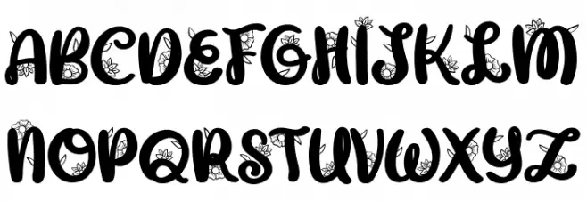 Gabriella FREE Font Alte caractere