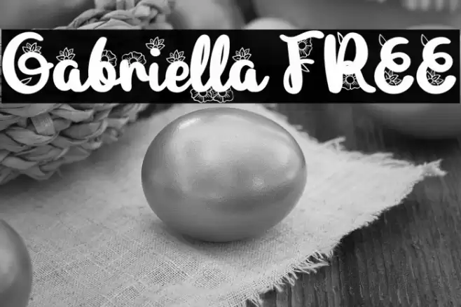 Gabriella FREE Font examples