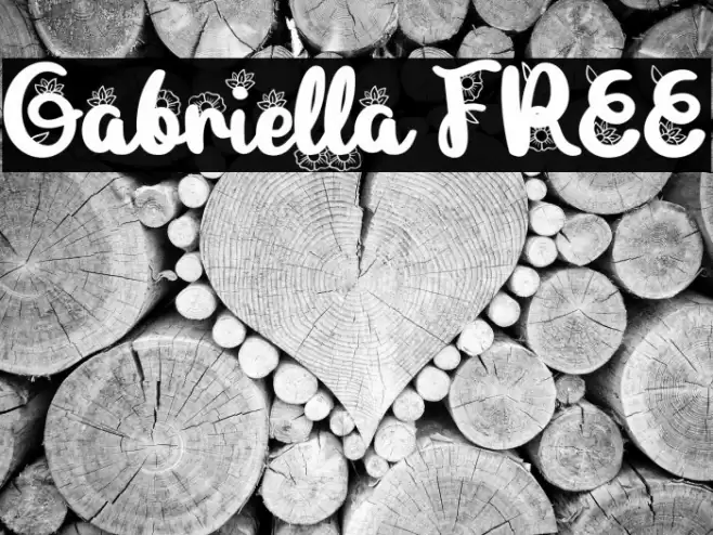 Gabriella FREE Font examples