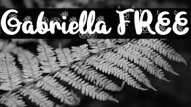 Gabriella FREE Font examples
