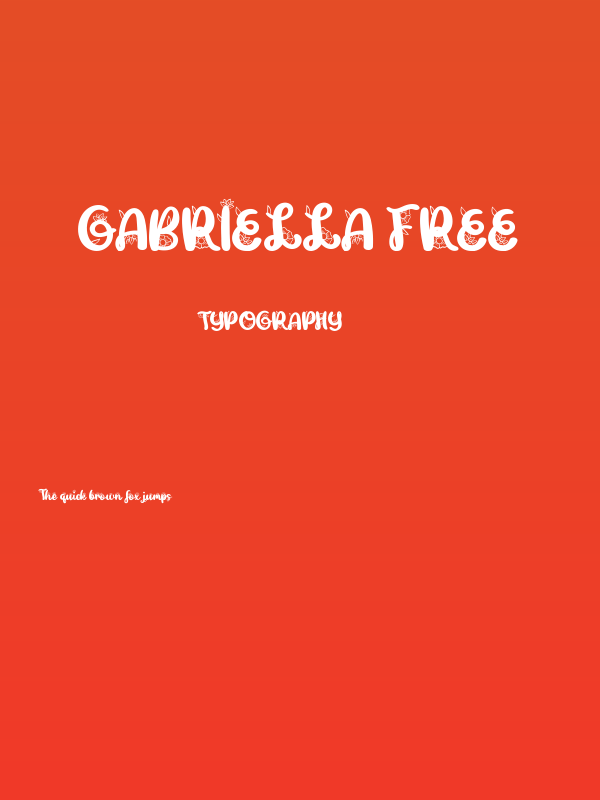 Gabriella FREE Poster