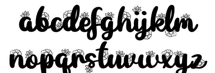 Gabriella FREE Font LOWERCASE