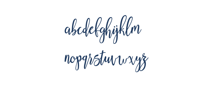 Gabriella One Bold Lowercase