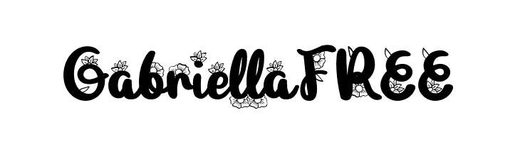 GabriellaFREE फ़ॉन्ट