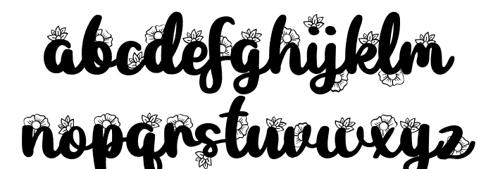 GabriellaFREE Font LOWERCASE