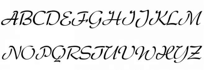 Gabrielle 字体 大写