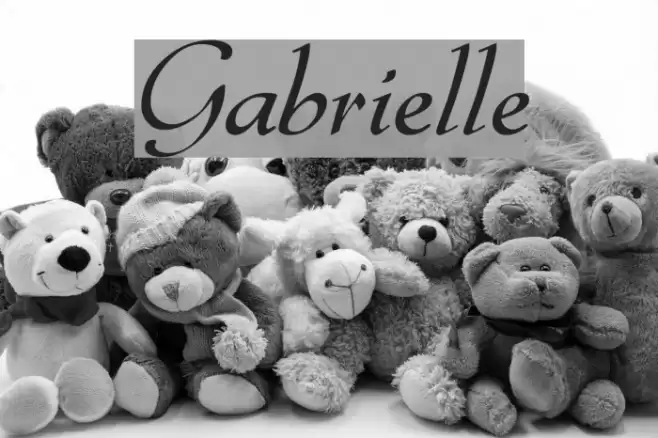 Gabrielle Font examples
