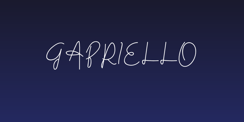 Gabriello Social Header