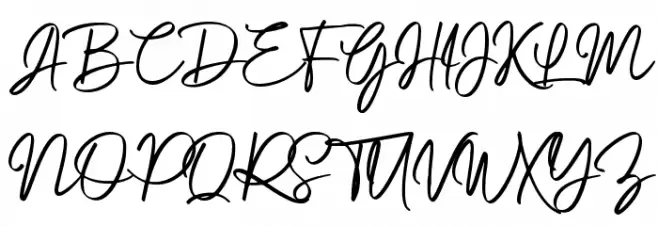 Gabrietha Demo Schriftart Groß