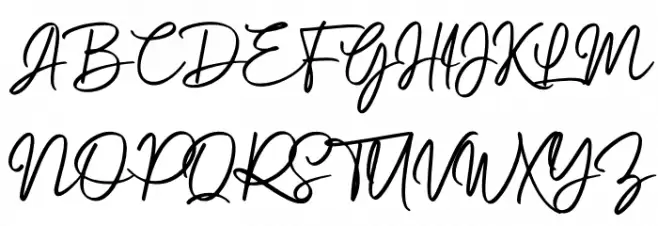 Gabrietha Demo Schriftart Groß