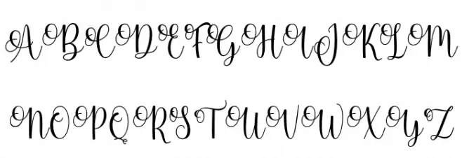 Gabrina-Regular Schriftart Groß