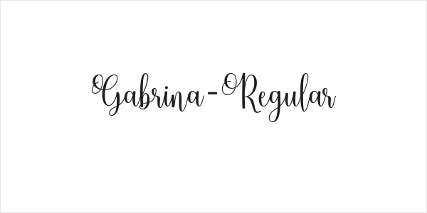 Gabrina-Regular Logo