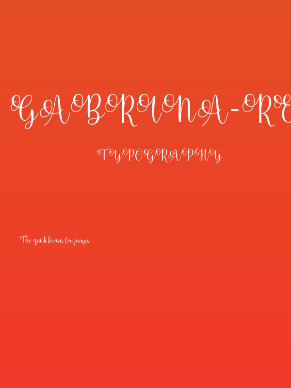 Gabrina-Regular Poster