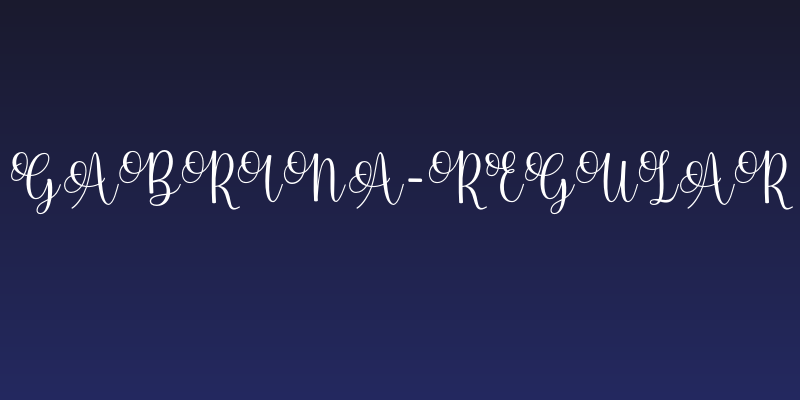 Gabrina-Regular Social Header