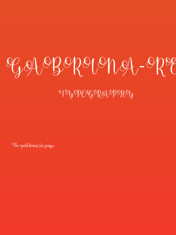 Gabrina-Regular Poster