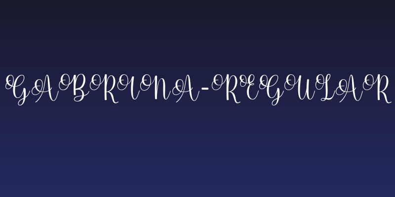 Gabrina-Regular Social Header