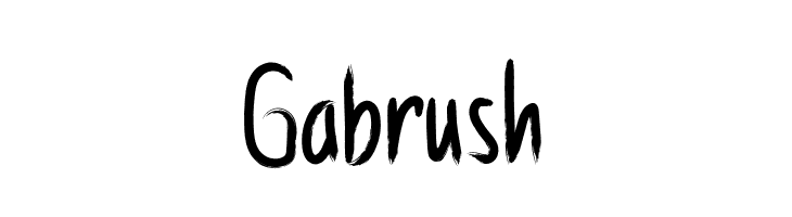 Gabrush  Fuentes Gratis Descargar