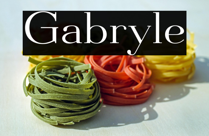 Gabryle Example 1