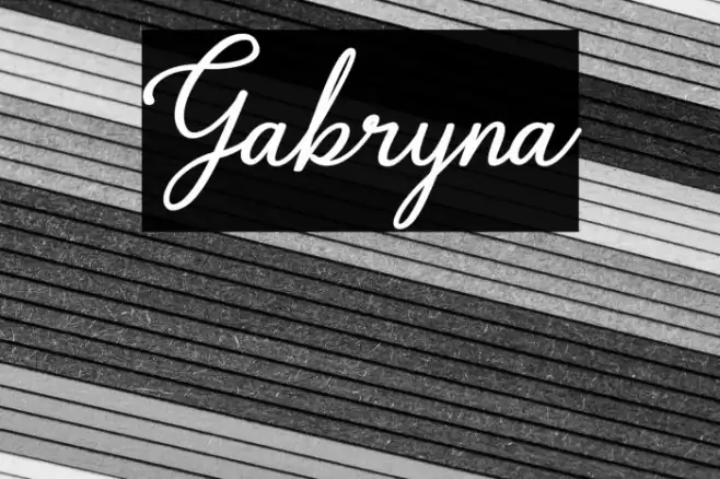 Gabryna Font examples
