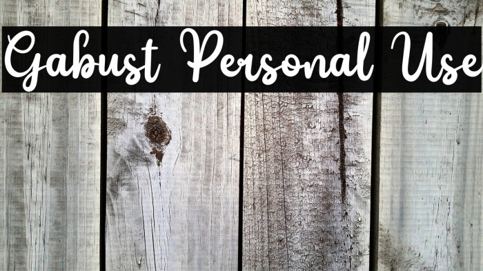 Gabust Personal Use Example 3