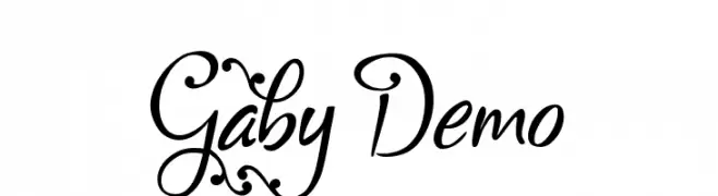 Gaby Demo  font caratteri gratis