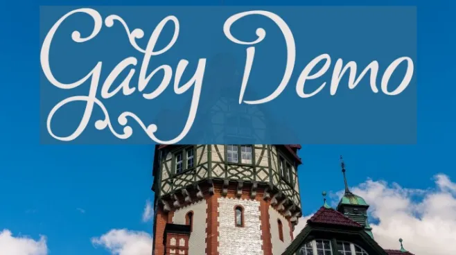 Gaby Demo Example 1