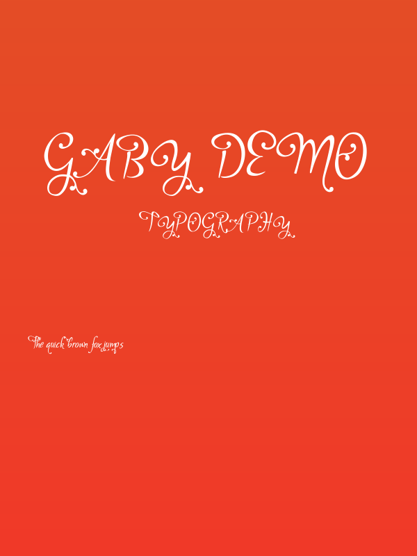 Gaby Demo Poster