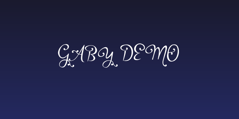 Gaby Demo Social Header
