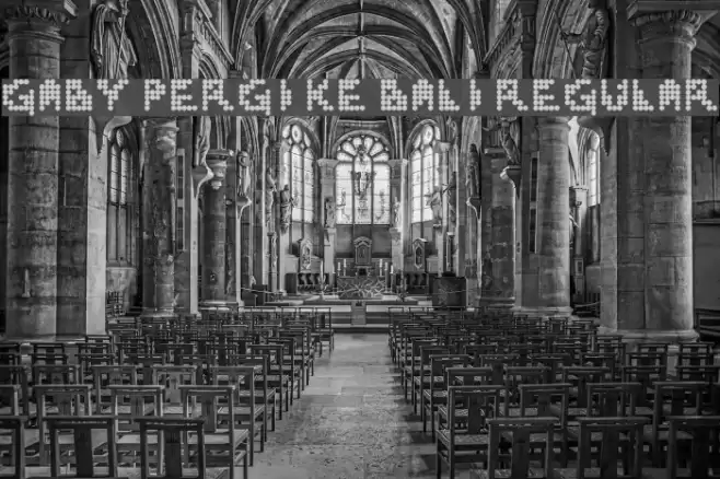 Gaby Pergi Ke Bali Regular Font examples