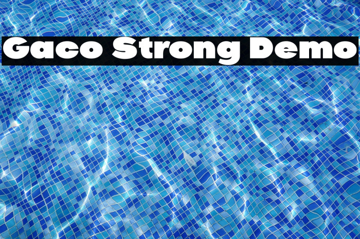 Gaco Strong Demo Example 3