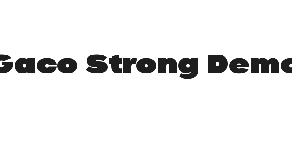 Gaco Strong Demo Logo