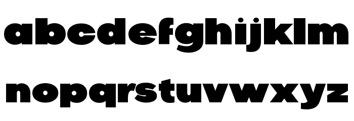 Gaco Strong Demo Font LOWERCASE