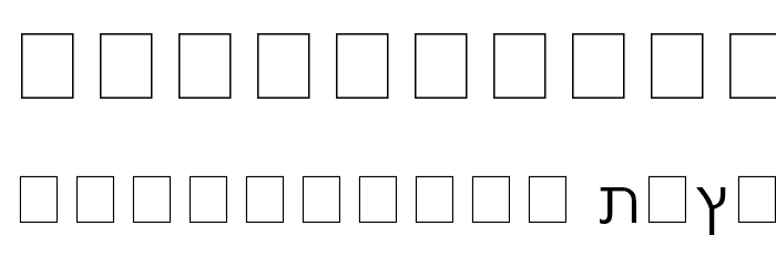 Gad Light Normal Font OTHER CHARS