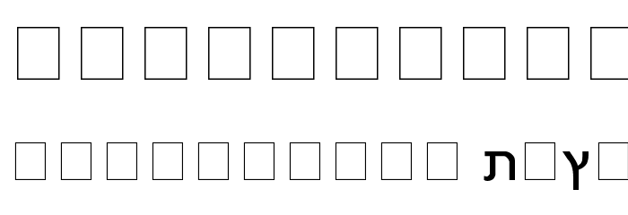 Gad Normal Font OTHER CHARS