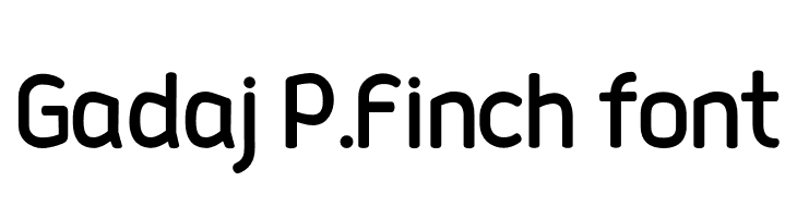 Gadaj_P.Finch_font  Скачать бесплатные шрифты
