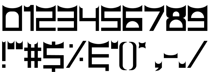 Gadang Font OTHER CHARS