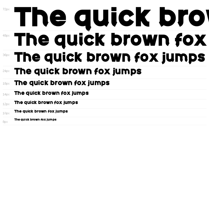 Gadeg Bold Personal Waterfall