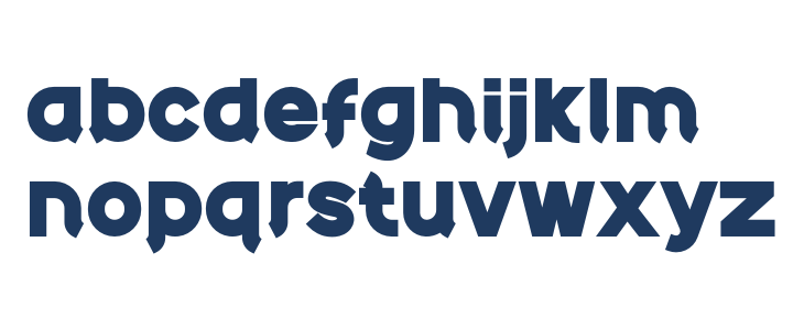Gadeg Bold Personal Lowercase
