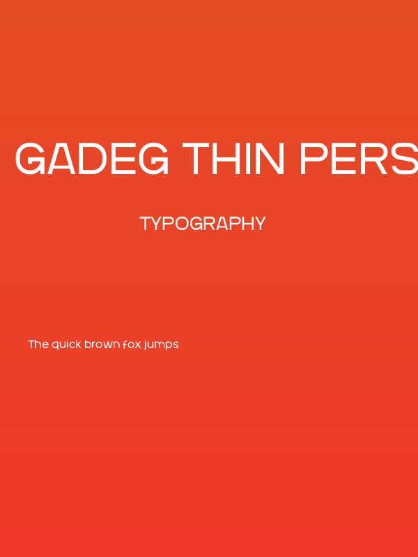 Gadeg Thin Personal Poster