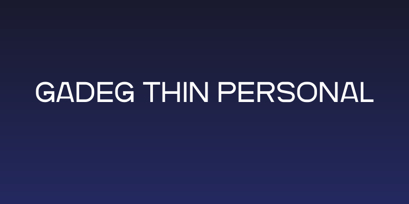 Gadeg Thin Personal Social Header