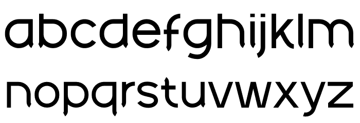 Gadeg Thin Personal Font LOWERCASE