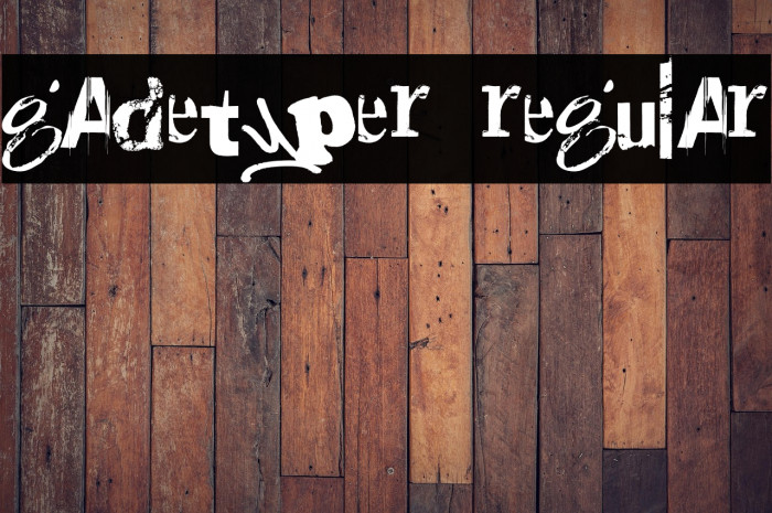 Gadetyper Regular Example 1