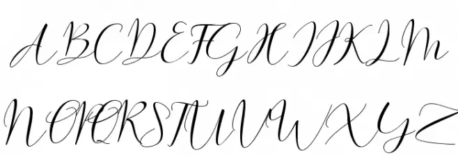 Gading - Personal Use 字体 大写