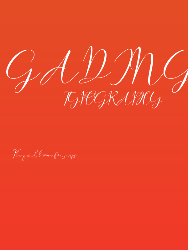 Gading - Personal Use Poster