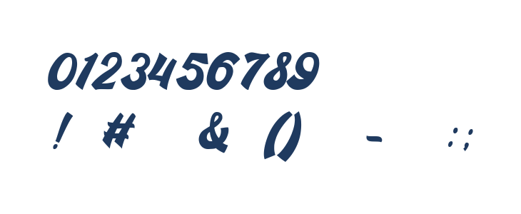 Gading Retro Regular Other Characters