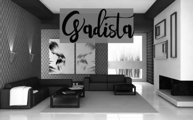 Gadista Шрифта examples